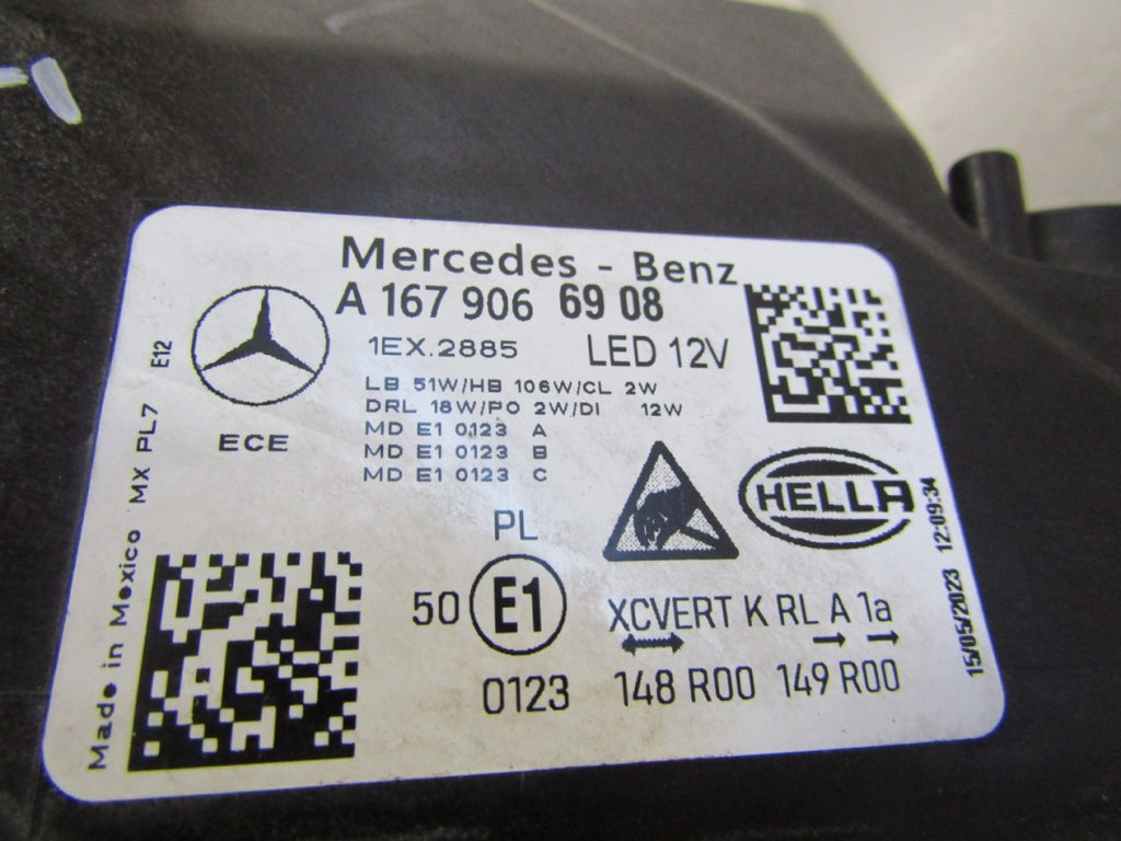 Prednji far Mercedes GLE W167 LIFT FULL LED MULTIBEAM 23- LH A1679066908