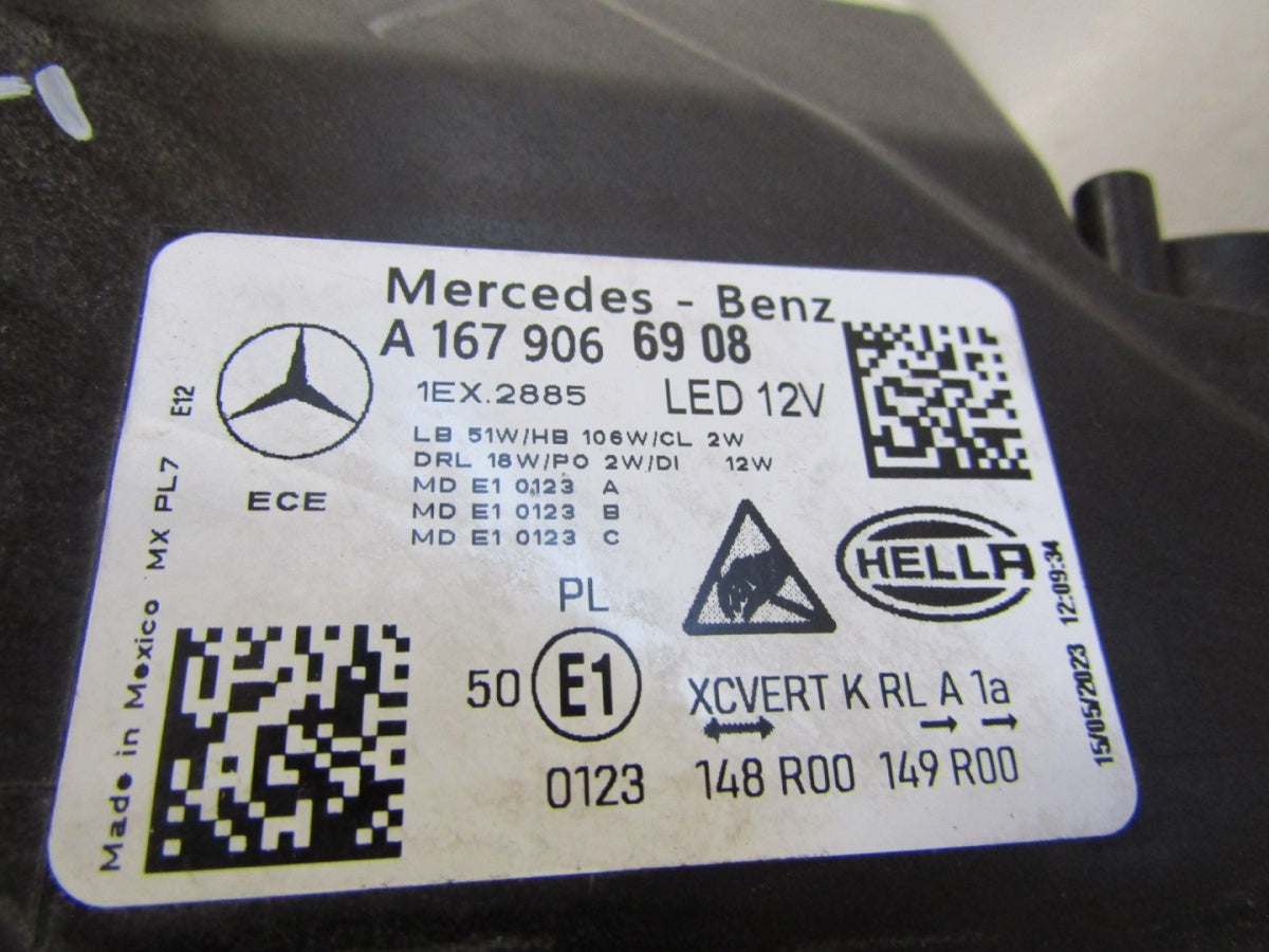 Prednji far Mercedes GLE W167 LIFT FULL LED MULTIBEAM 23- LH A1679066908