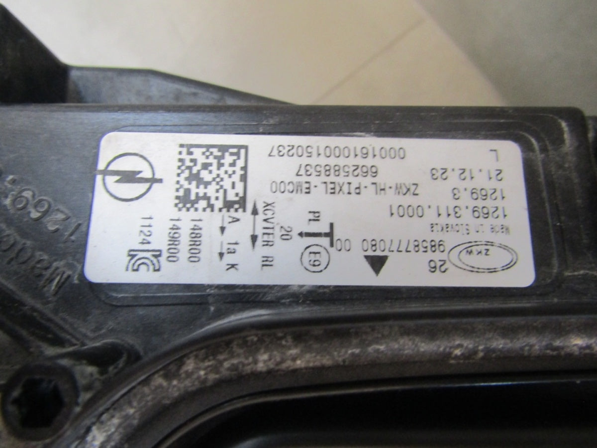 Prednji far Opel Astra L 6 VI FULL LED LUX 22- LH lijevi 9858777080
