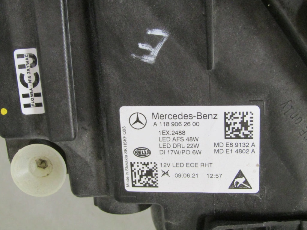Prednji far Mercedes CLA W118 Full Led High Performance RH 19-23 A1189062600