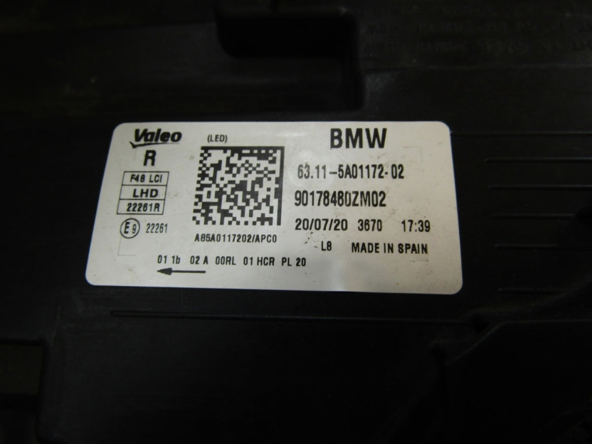 Prednji far BMW X1 F48 LIFT LCI FULL LED 19-22 RH 6311 5A01172