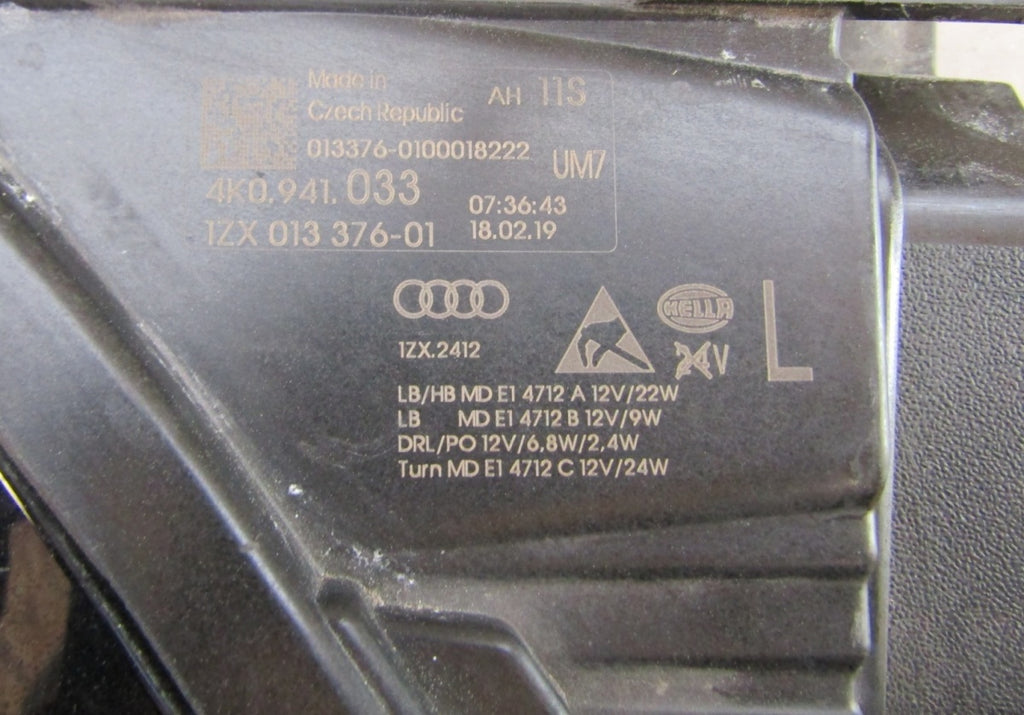 Prednji far AUDI A6 C8 LED 18- LH lijevi 4K0941033