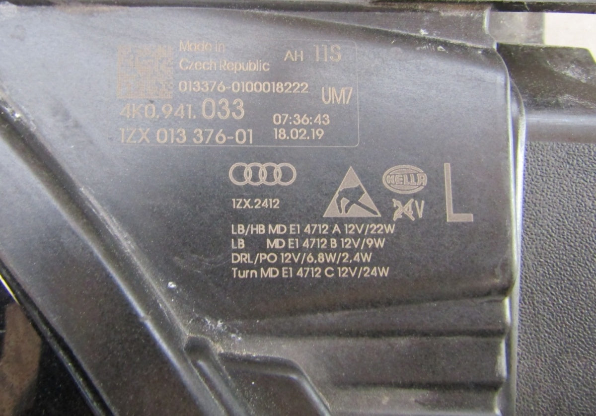 Prednji far AUDI A6 C8 LED 18- LH lijevi 4K0941033