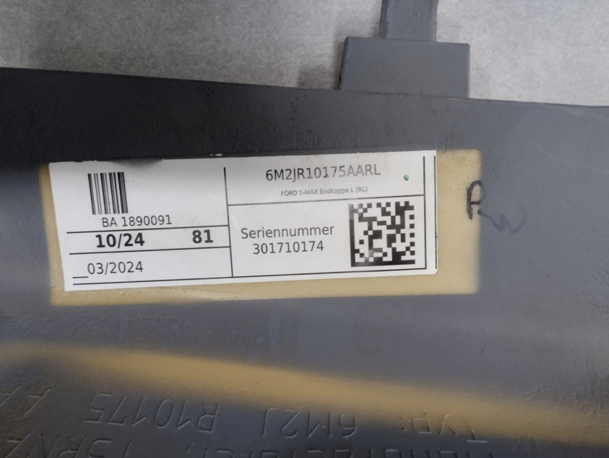 Lajsna praga błotnika lijevi Ford S Max MK1 06-14 ST Titanium