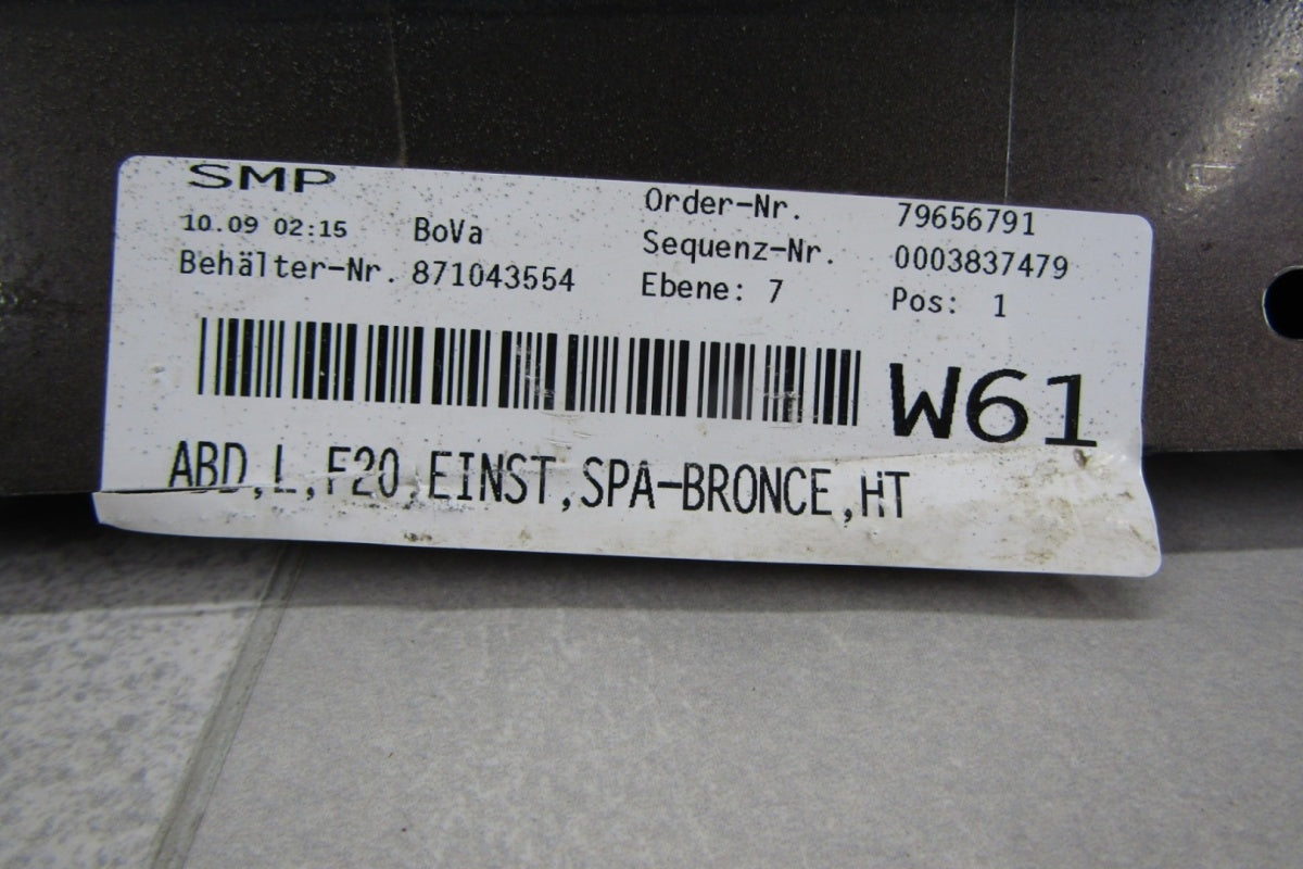 Lajsna praga lijevi BMW 1 F20 próg 5D 11-19
