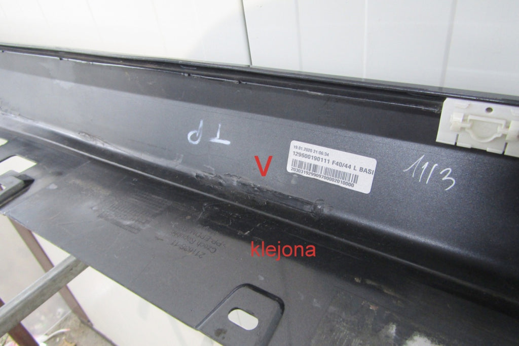 Lajsna praga lijeva BMW 1 F40 2 F44 19- próg