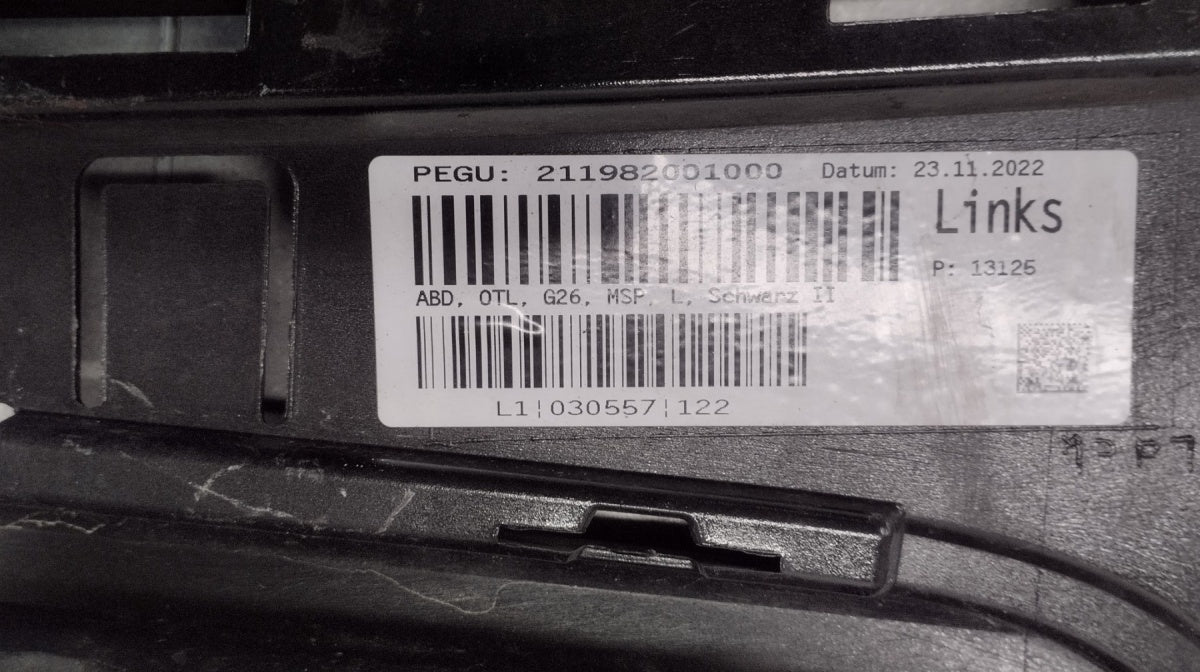 Lajsna praga ślizg mocowanie lijevi BMW i4 G26 M paket 20-