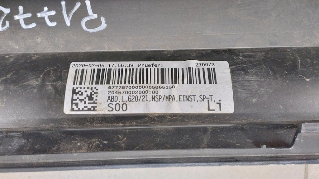 Lajsna praga lijevi BMW 3 G20 G21 M paket 18- sedan kombi