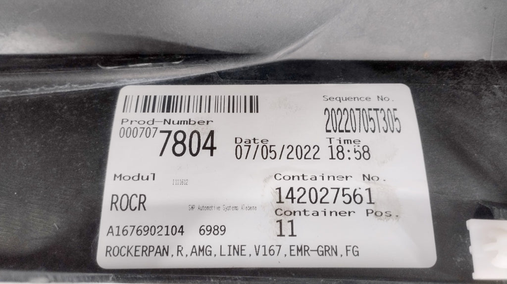 Lajsna praga desni Mercedes GLE 2 II V167 AMG 19- SUV A167