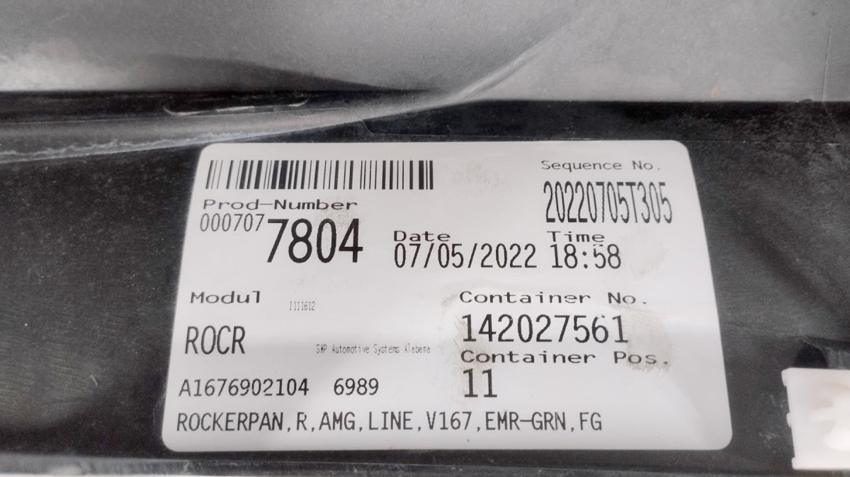 Lajsna praga desni Mercedes GLE 2 II V167 AMG 19- SUV A167