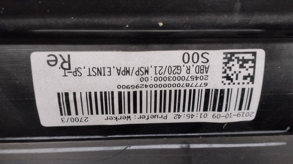 Lajsna praga desni BMW 3 G20 G21 M paket 18- sedan kombi