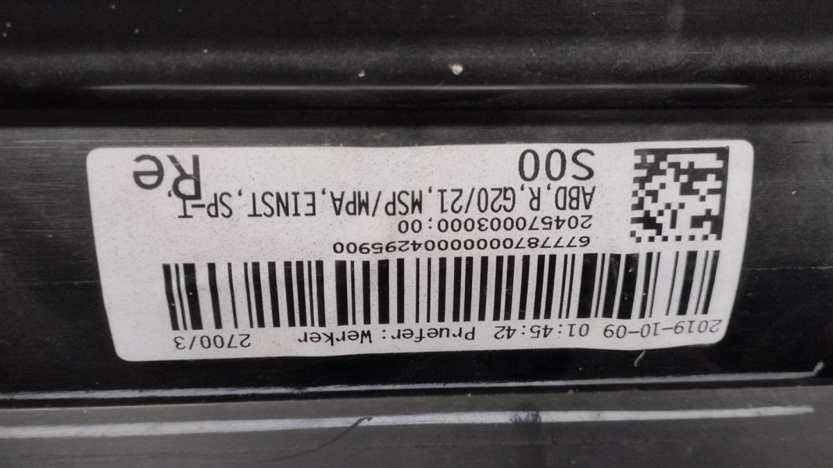Lajsna praga desni BMW 3 G20 G21 M paket 18- sedan kombi