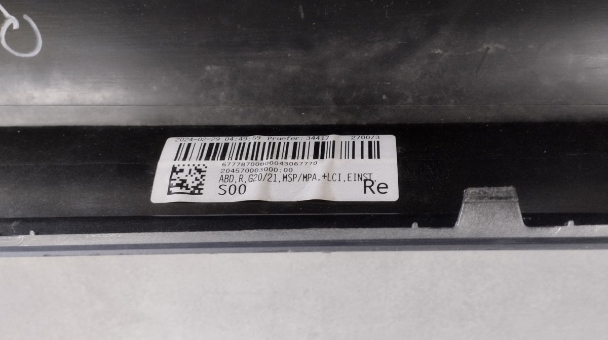 Lajsna praga desni BMW 3 G20 G21 M paket 18-