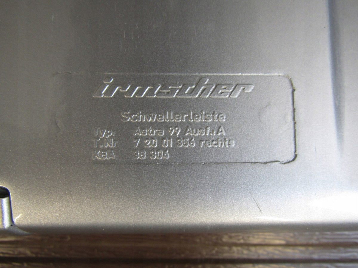 Lajsna praga desna Opel Astra II G IRMSCHER 98-