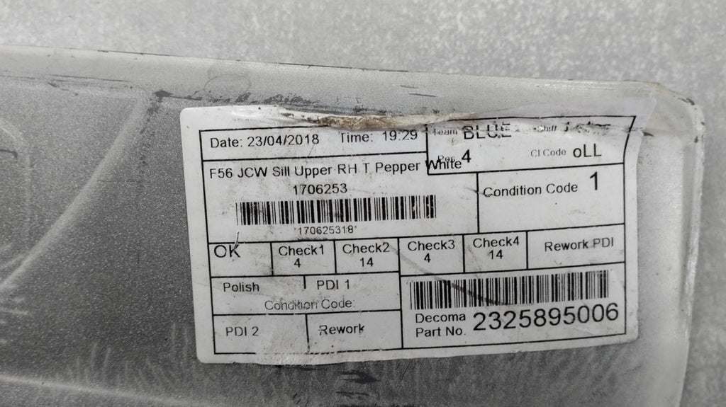 Lajsna praga desni MINI Cooper F56 F57 JCW 13- 3D