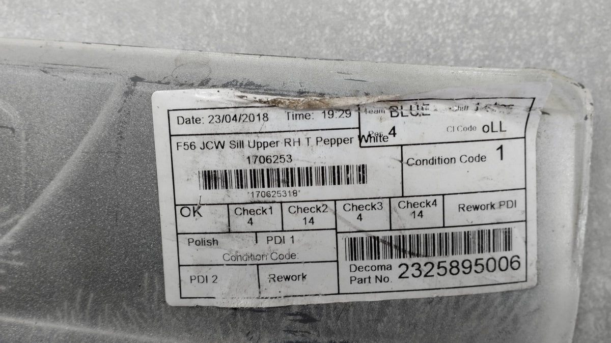 Lajsna praga desni MINI Cooper F56 F57 JCW 13- 3D