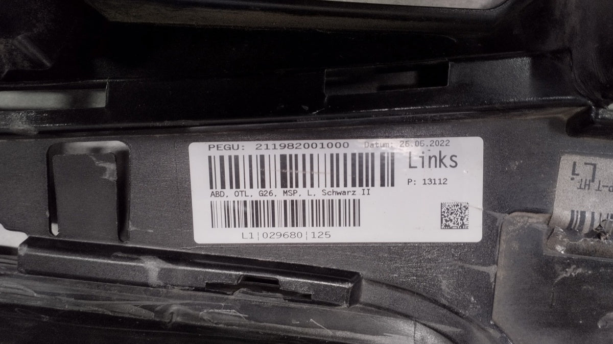 Lajsna praga ślizg mocowanie lijevi BMW i4 G26 M paket 20-