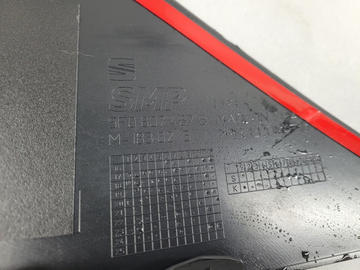 Zaštita obloga lajsna zaślepka zderzaka zadnja zadnja Seat Leon Cupra 3 III 5F0 Lift HB 17-20