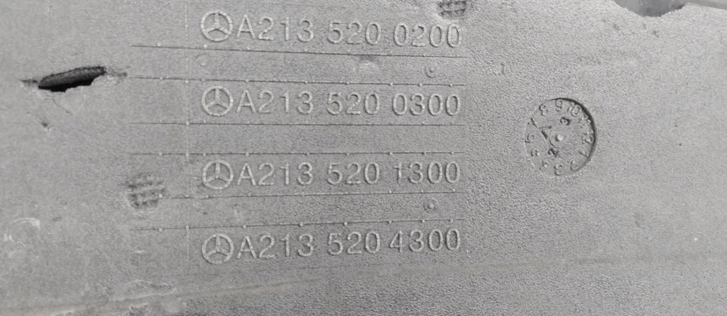 Zaštita PŁYTA POD ZDERZAK MERCEDES E klasa W213 2016-2020 OE A2135200200