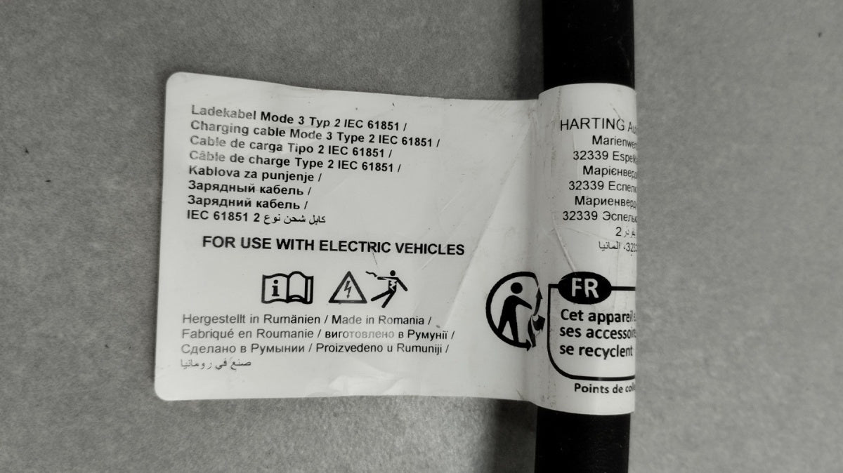 PRZEWÓD ŁADOWANIA PORSCHE CAYENNE 9Y PANEMRA HYBRID KABEL 9Y0971675BR