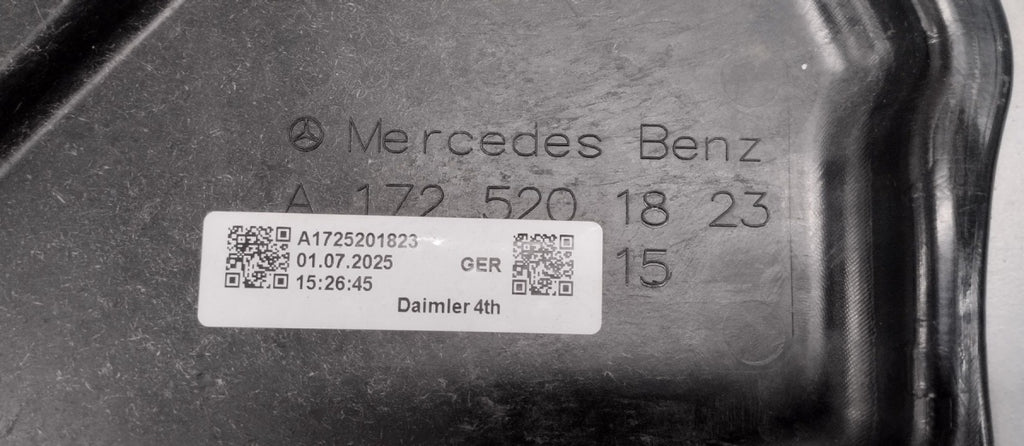 Prednji branik Płyta osłona pod Mercedes SLC W172 A1725201823