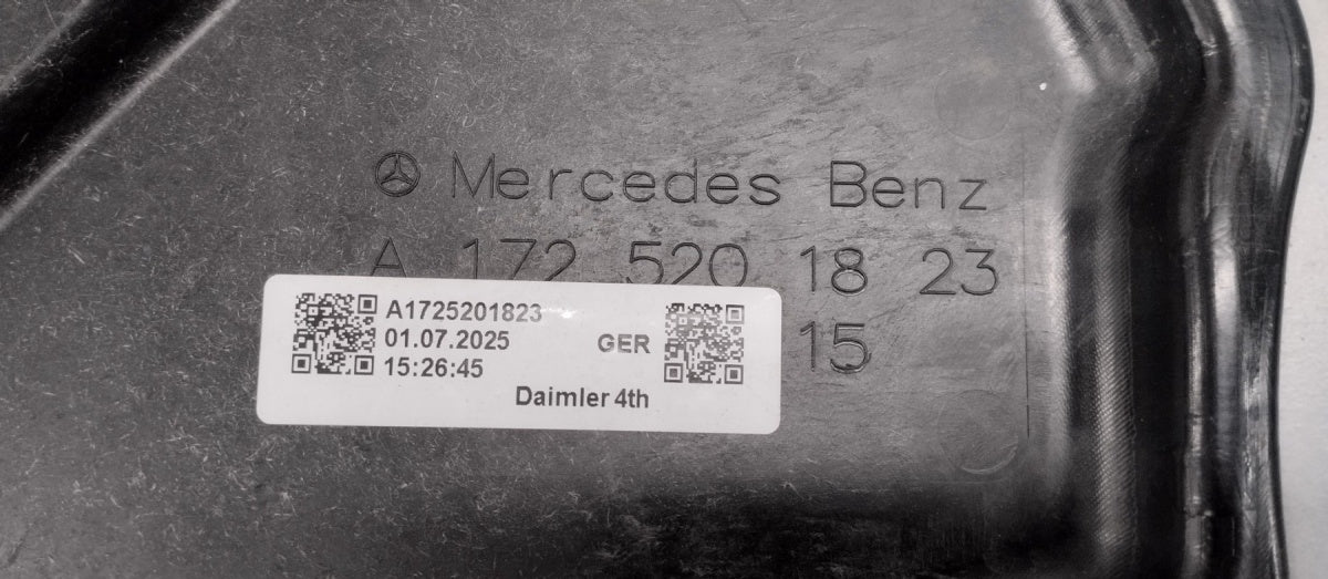Prednji branik Płyta osłona pod Mercedes SLC W172 A1725201823