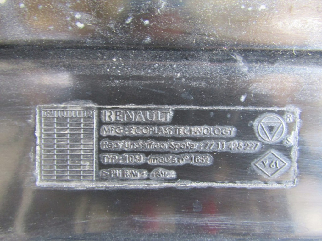 Spojler RENAULT CLIO 3 III LIFT DYFUZOR zadnji 09-12