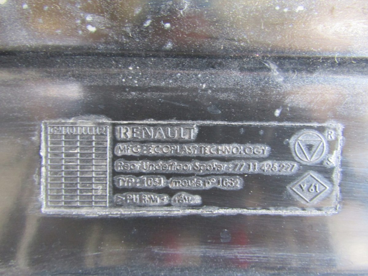 Spojler RENAULT CLIO 3 III LIFT DYFUZOR zadnji 09-12
