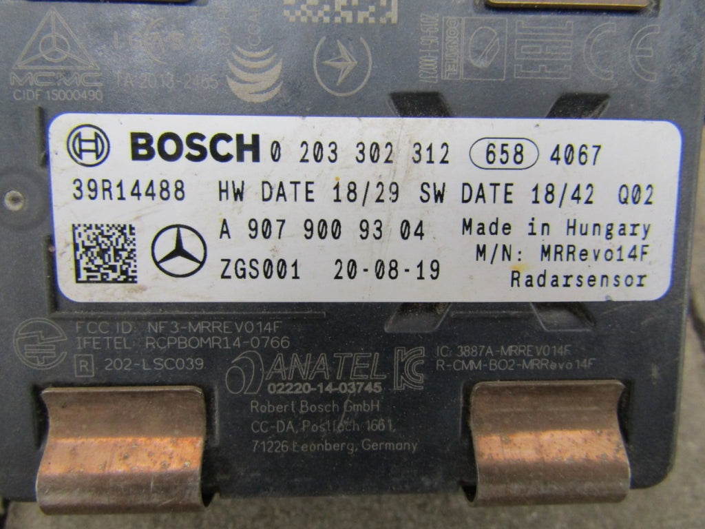 Radar Sensor Distronic ACC Mercedes Sprinter W907 907