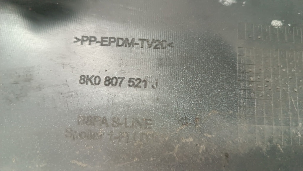 Spojler DOKŁADKA DYFUZOR ZDERZAKA zadnji AUDI A4 B8 8K S-LINE LIFT 11-15