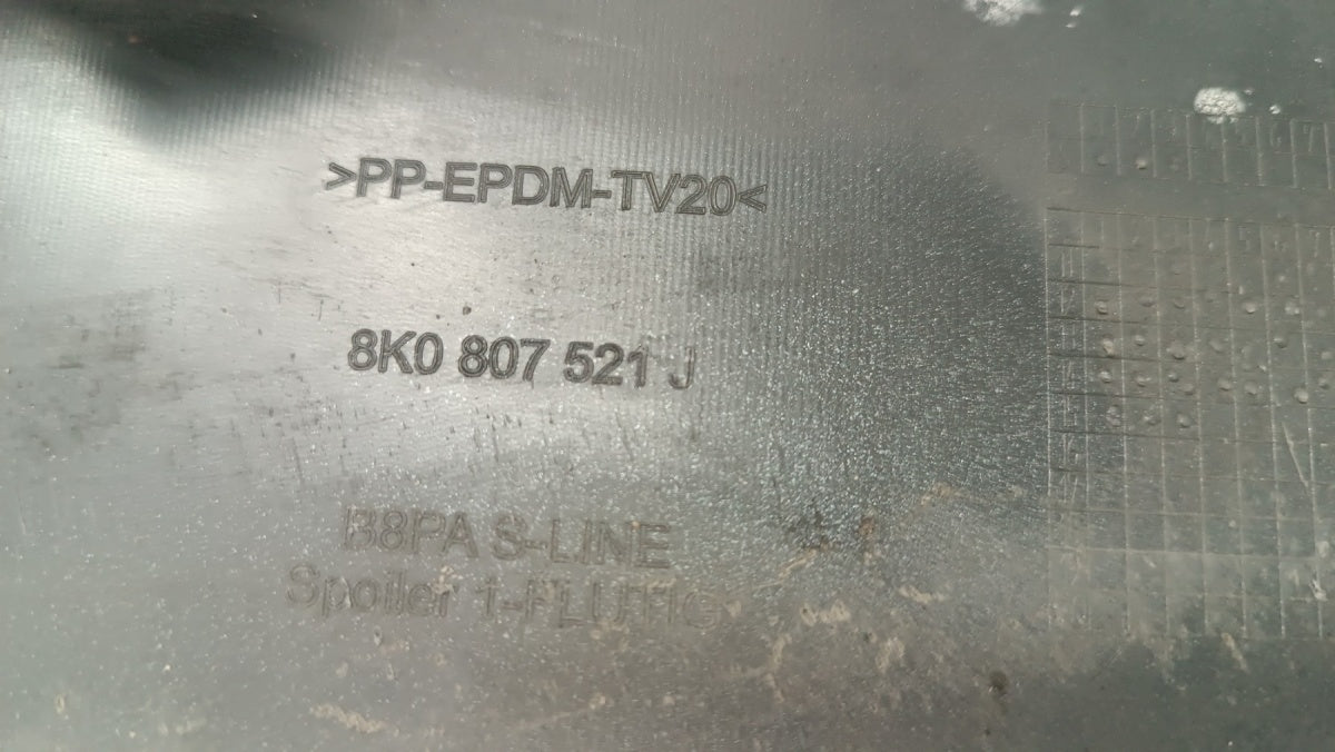 Spojler DOKŁADKA DYFUZOR ZDERZAKA zadnji AUDI A4 B8 8K S-LINE LIFT 11-15