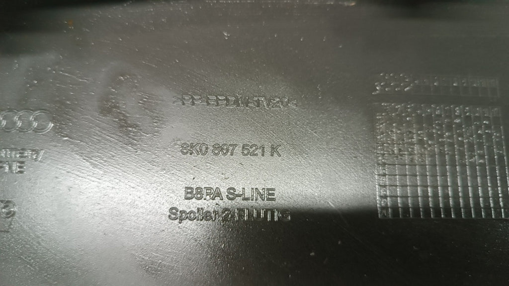 Spojler DOKŁADKA DYFUZOR ZDERZAKA zadnji AUDI A4 B8 8K S LINE LIFT 12-
