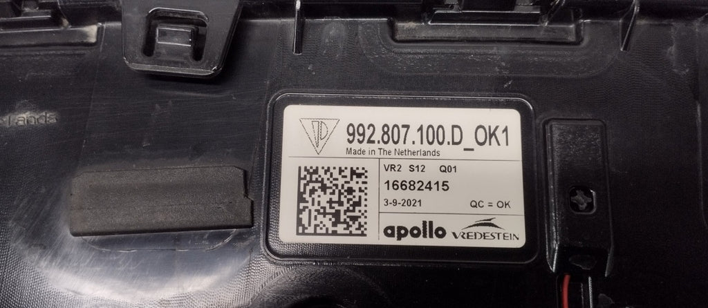 Spojler dodatak branika prednji Porsche 911 992 Turbo S 19-