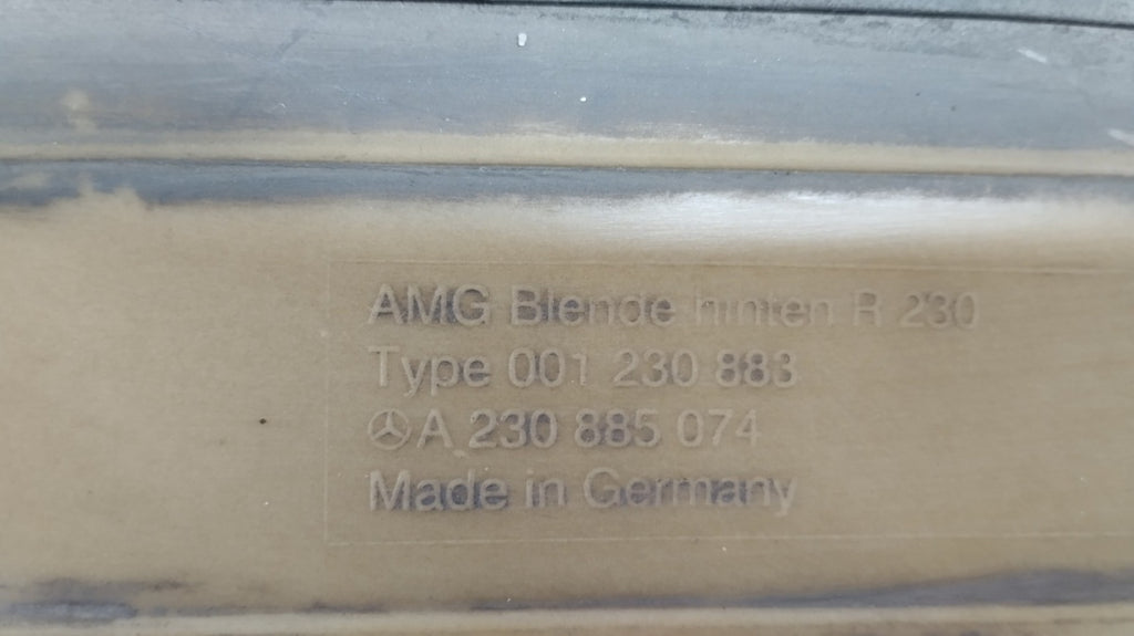 Spojler lajsna dokładka zderzaka tylnego MERCEDES SL R230 AMG 01-05
