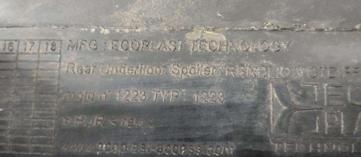 Spojler dokładka dyfuzor zderzaka zadnji RENAULT CLIO IV GT LIFT 15-19 / ECOPLAST
