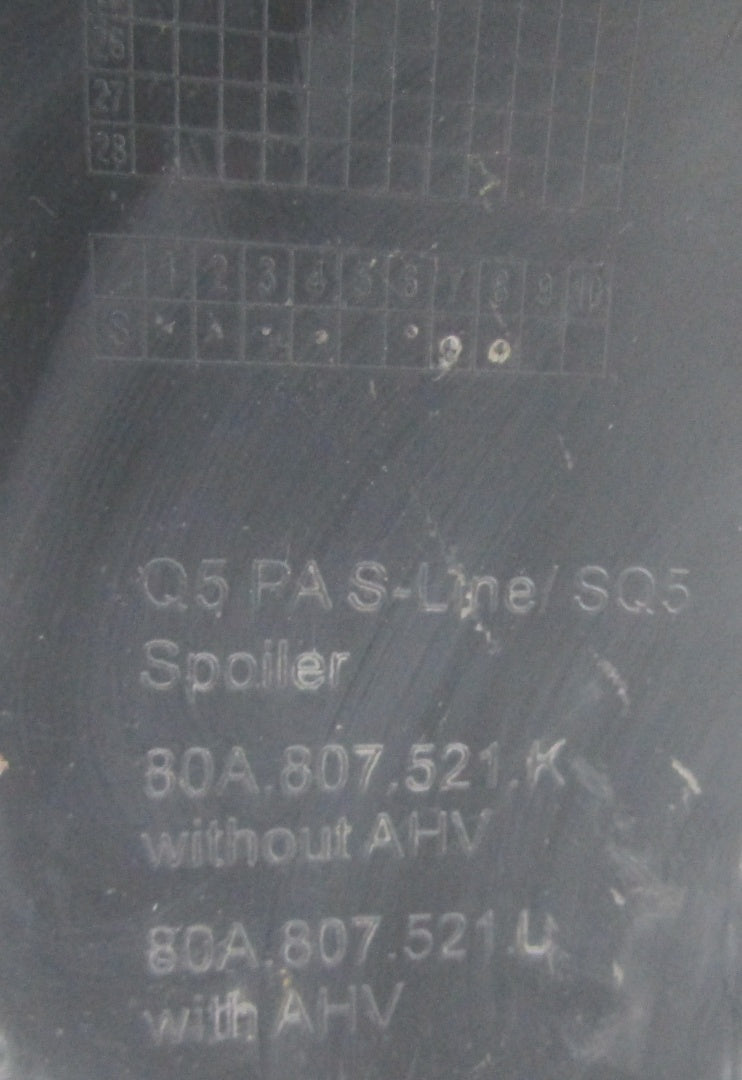 Spojler dokładka dyfuzor zderzaka zadnji zadnji Audi Q5 II 80A S-line Lift 21-25
