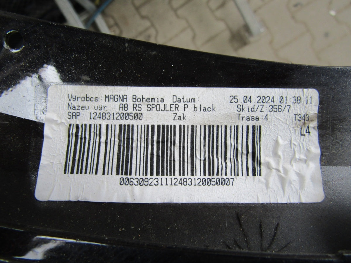 Prednji branik Spoiler dokładka SKODA OCTAVIA 4 RS