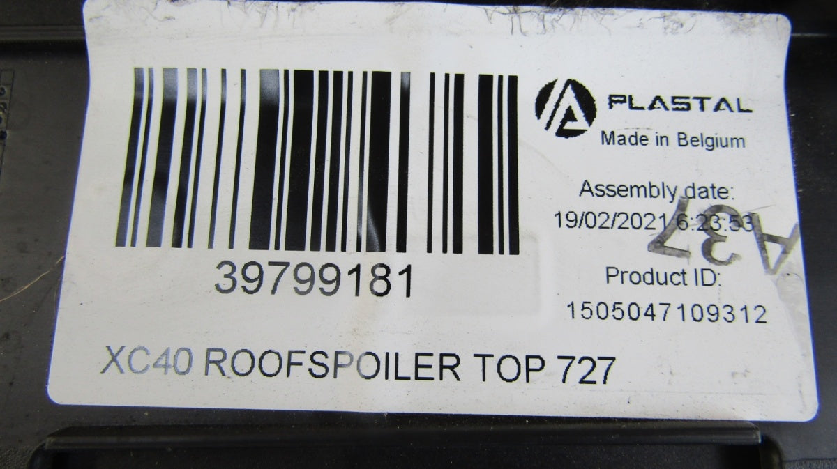 Spojler gepek vrata Volvo XC40 17-