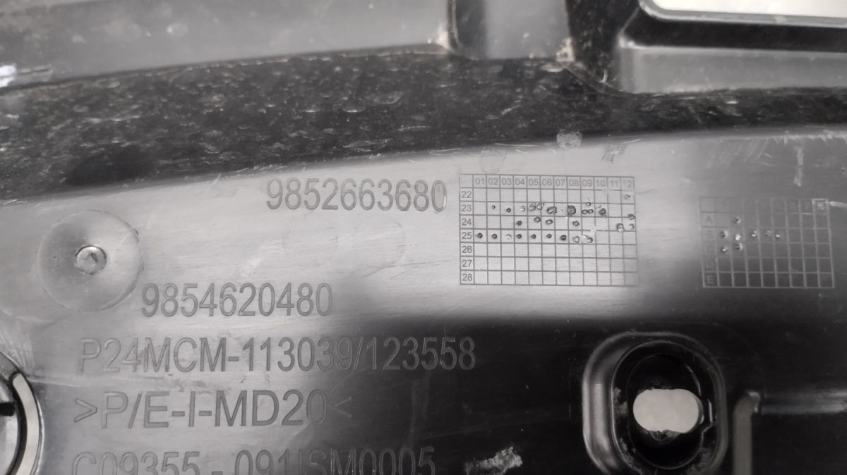 Wzmocnienie górne zderzaka pas belka Peugeot 2008 II Lift 2023- 9852663680