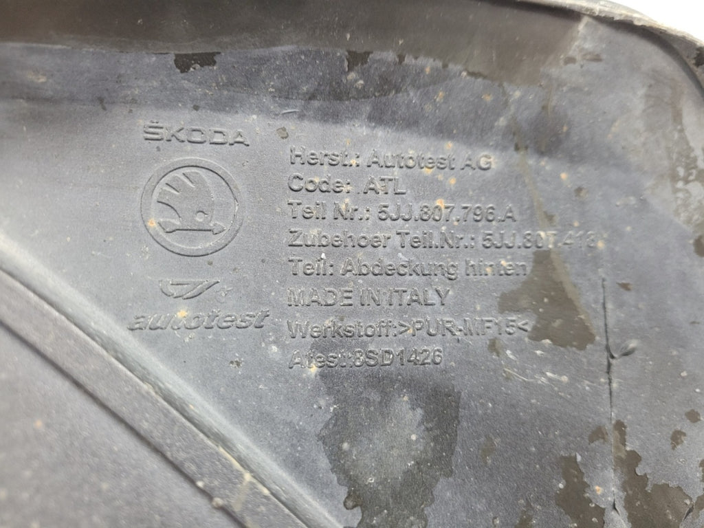 Spojler Dyfuzor dokładka zderzaka zadnji zadnji Skoda Rapid Spaceback Monte Carlo 13-17