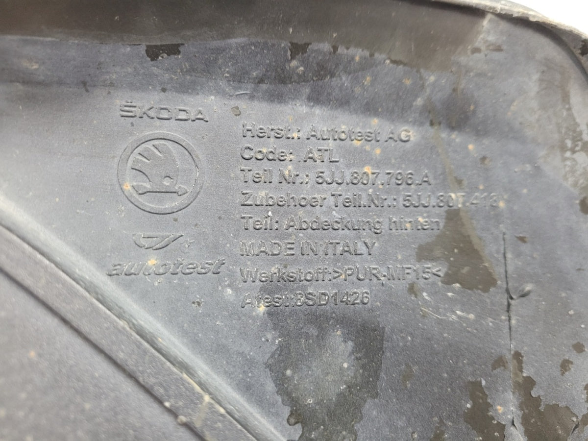 Spojler Dyfuzor dokładka zderzaka zadnji zadnji Skoda Rapid Spaceback Monte Carlo 13-17
