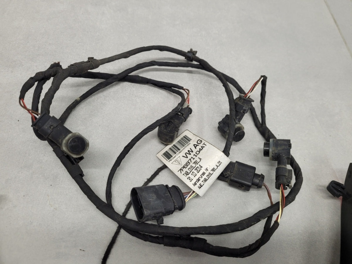 Instalacja wiązka senzori PDC odblask zadnji VW Volkswagen Touareg 2 II 7P6