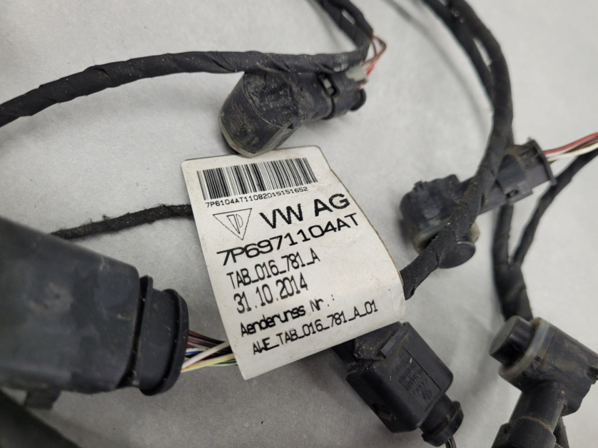 Instalacja wiązka senzori PDC odblask zadnji VW Volkswagen Touareg 2 II 7P6