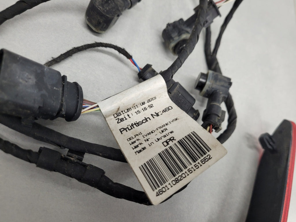 Instalacja wiązka senzori PDC odblask zadnji VW Volkswagen Touareg 2 II 7P6
