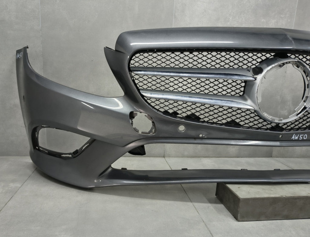 Prednji branik Mercedes C-Klasa W205 Lift 18-21 / + klizači