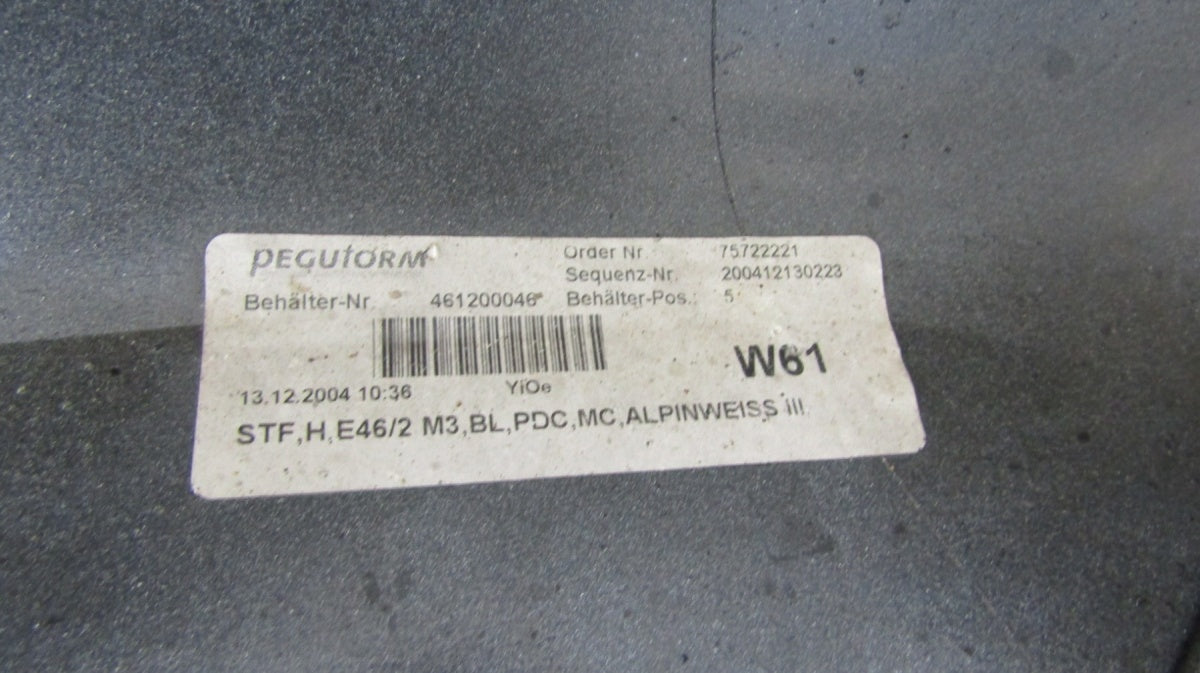 Zadnji branik BMW 3 E46 M3 M POWER