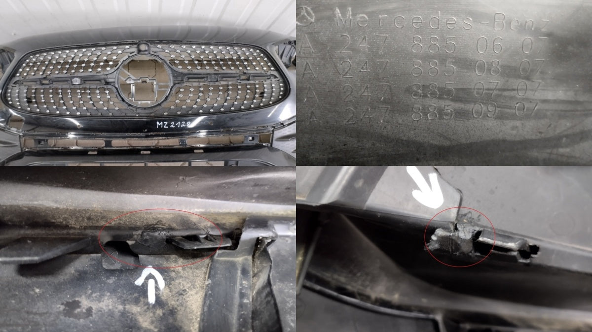 Prednji branik Mercedes GLA 247 AMG 20-