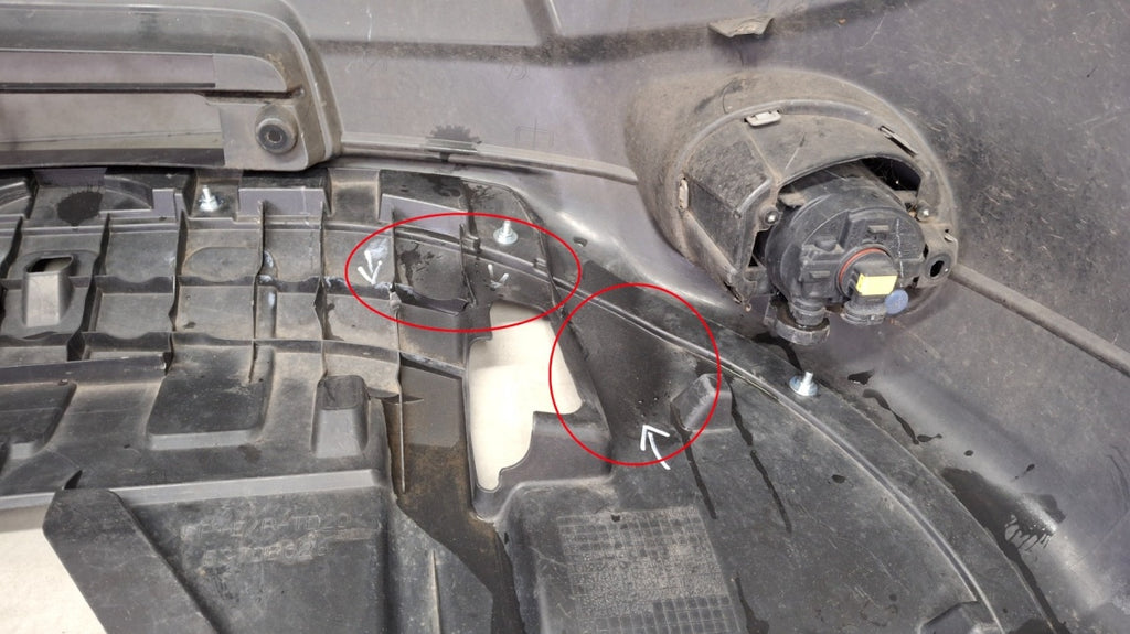 Prednji branik Mitsubishi Outlander 3 III 12-15 / + halogeny +osłona