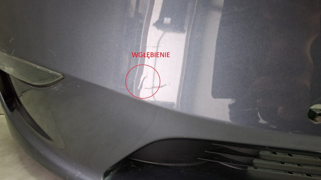Prednji branik Tesla MODEL Y 20- / + osłona + 2 LEDy