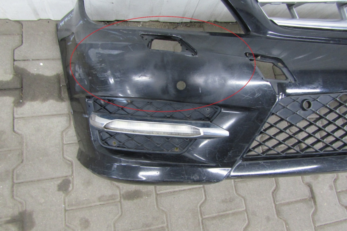 Prednji branik Mercedes C klasa 204 AMG lift 11- (LEDY)
